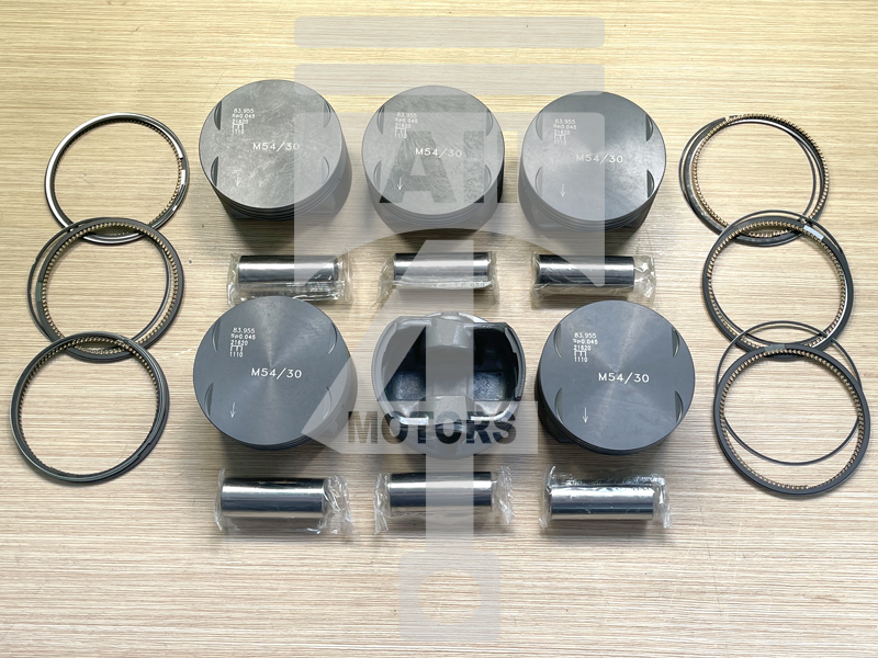 Piston (with piston rings and pin) EPNS0113 for gasoline engine 3.0L M54B30 / 306S3 for BMW / Mini