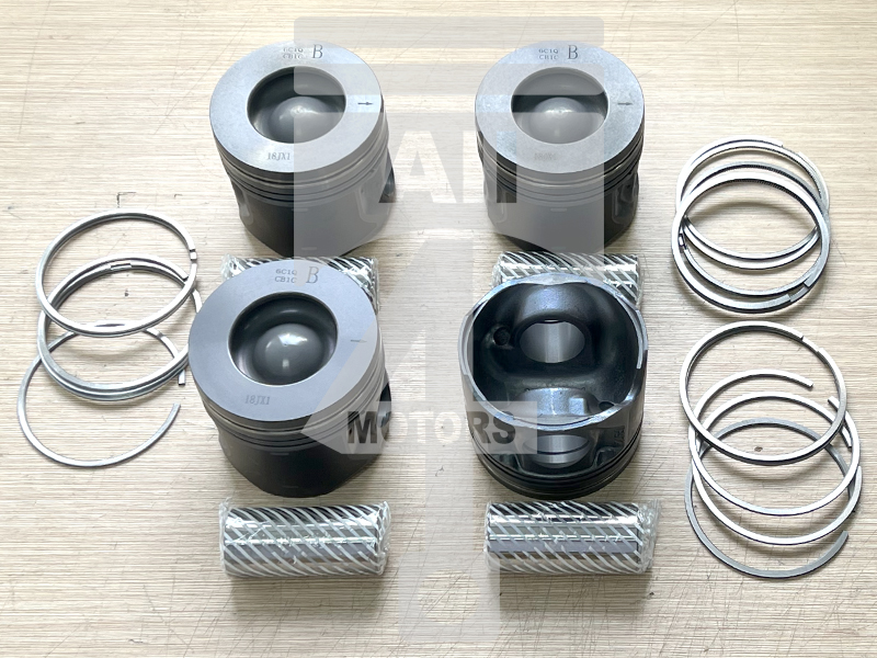 Piston (with piston rings and pin) EPNS0424050 for diesel engine 2.4L 244DT for Land Rover / Jaguar