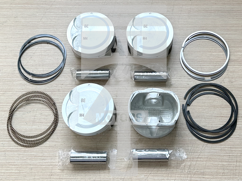 Piston (with piston rings and pin) EPNS0725050 for gasoline engine 1.4L G4FA for Hyundai / Kia