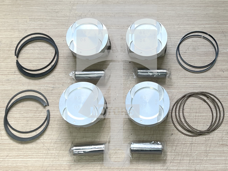 Piston (with piston rings and pin) EPNS0728050 for gasoline engine 1.6L G4FG for Hyundai / Kia