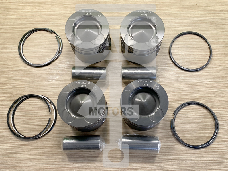 Piston (with piston rings and pin) EPNS0803050 for diesel engine 2.2L 224DT / DT224 / AJI4D / TD4 for Land Rover / Jaguar