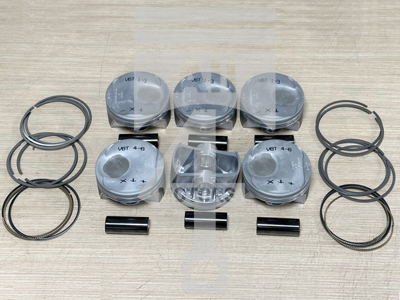 Piston (with piston rings and pin) EPNS43024025 for gasoline engine 3.0L MDC.NA / MDCNA for Porsche