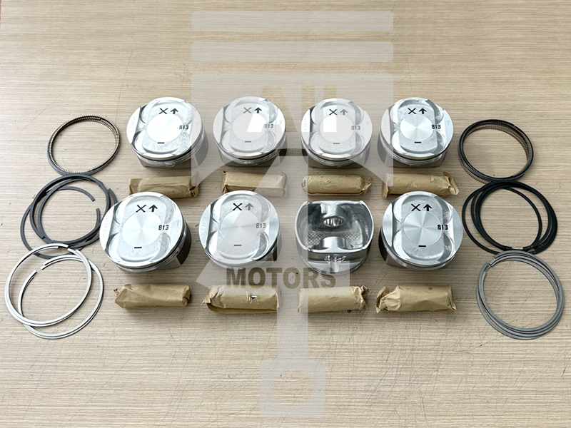 Piston (with piston rings and pin) EPNS4380 for gasoline engine 4.5L M48.00 / M4800 for Porsche